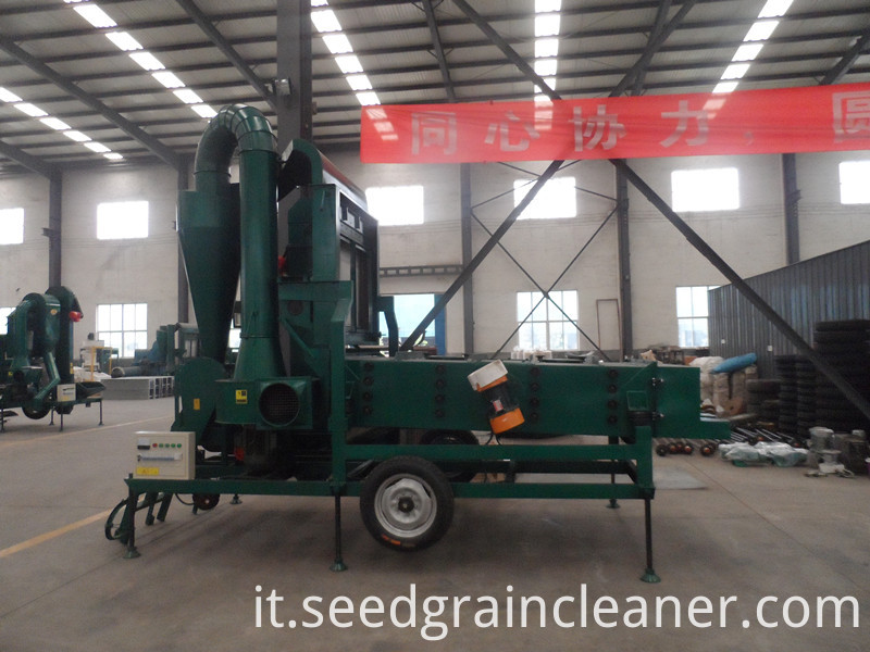 macchina per la lavorazione del seme seed processing machine